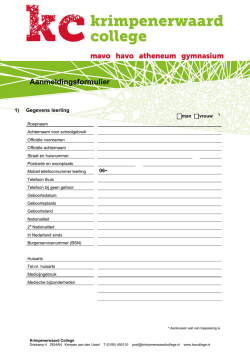 Download (PDF, 302KB) - Krimpenerwaard College