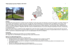 Wijkaanpakprogramma Meijhorst 2014-2015 1