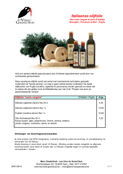 Italiaanse olijfolie