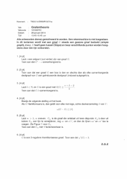 Vak : Grafentheorie