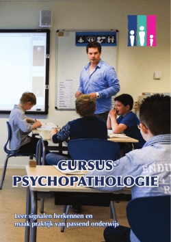 CURSUS PSYCHOPATHOLOGIE