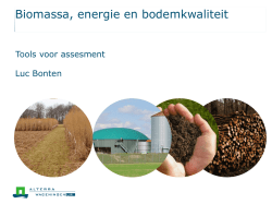Effecten van bio-energie op bodem