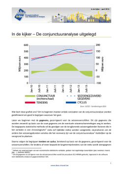In de kijker &ndash; De conjunctuuranalyse uitgelegd