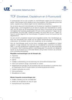 TCF (Docetaxel, Cisplatinum en 5-Fluorouracil)