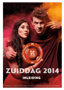 Inleiding Lesmap 2014