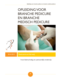 Brochure (medisch)pedicure
