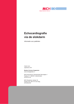 Echocardiografie via de slokdarm