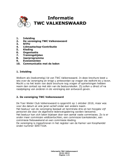 Informatie TWC VALKENSWAARD