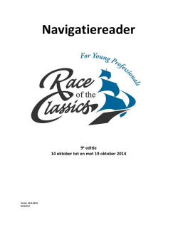 Navigatie reader – NL - Race of the Classics for Young Professionals