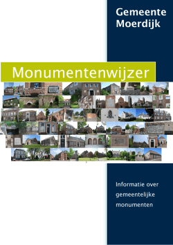 Monumentenwijzer - Gemeente Moerdijk