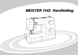 Handleiding - Meister 1142