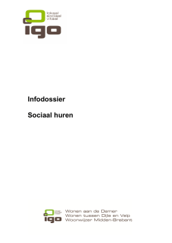 Infofiche sociaal huren