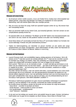 Het Pajotterke jaargang 11 nr 106 V.U. : Rudy Olivier SVK