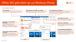 Office 365 gebruiken op uw Windows Phone