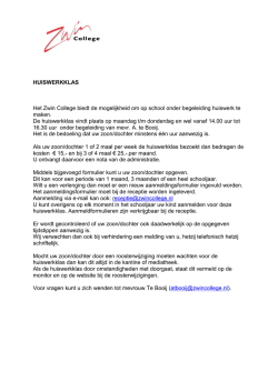 Huiswerkbegeleiding met opgaveformulier