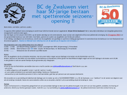 E-vederlicht - BC de Zwaluwen