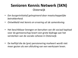 Senioren Kennis Netwerk (SKN) Oisterwijk