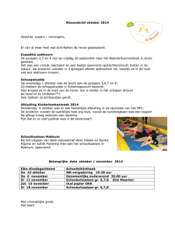 oktober - obs De Marnewier