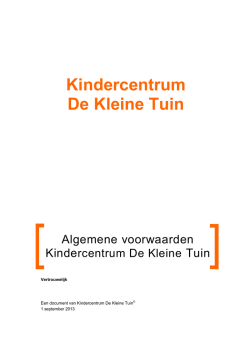 Download onze Algemene Voorwaarden in PDF