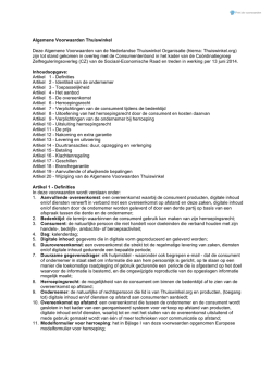 Download hier de Algemene Voorwaarden Thuiswinkel