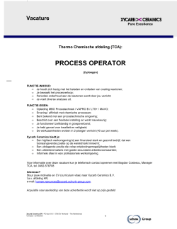 Process Operator TCA 2-ploegen 03-03-2014