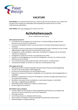 Activiteitencoach