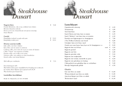 7,50 - Café Restaurant Dusart