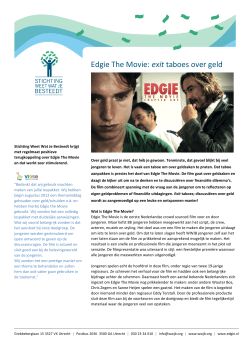 Edgie The Movie - Stichting Weet Wat Je Besteedt