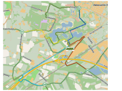 Download hier het fietsknooppuntenkaartje.
