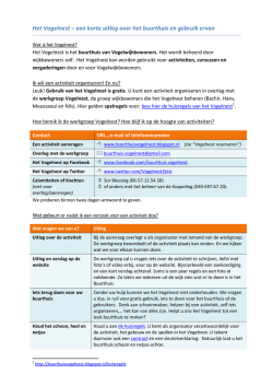 een korte uitleg over het gebruik van het buurthuis