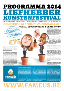 donderdag 24 april t.e.m. zondag 4 mei