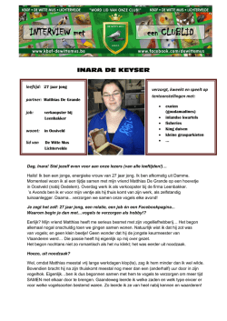 INTERVIEW met een CLUBLID