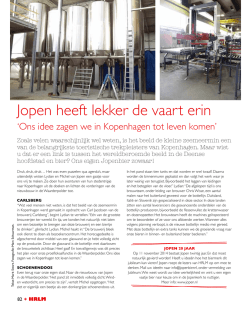 HRLM &ndash; Jopen heeft lekker de vaart erin