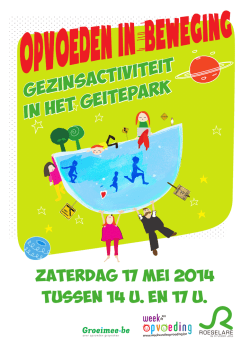 Gezinsactiviteit in het geitepark
