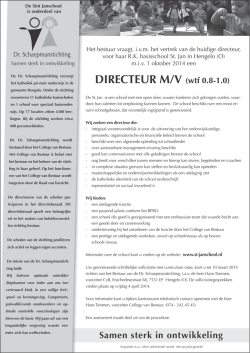 DIRECTEUR M/V (wtf 0.8-1.0)