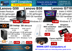 Lenovo G710 Lenovo B50 Lenovo G50