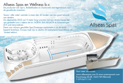 Allseas Spas en Wellness b.v. - Zwemspa-unit