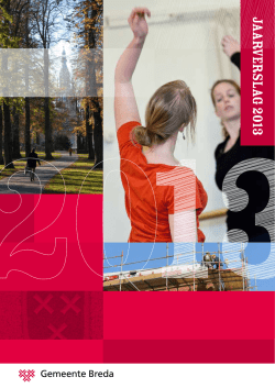 JAARVERSLAG 2013 - Gemeente Breda