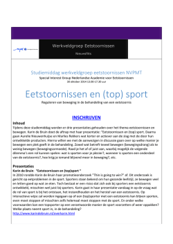 Eetstoornissen en (top) sport