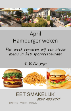 HIGH TEA @ DEKKER ZOETERMEER &euro; 16,50 reserveren v.a. 2