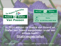 Staticespecialist