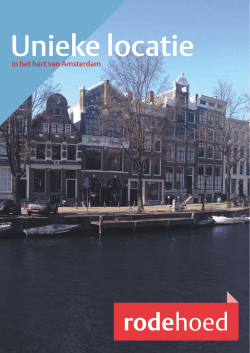 in het hart van Amsterdam