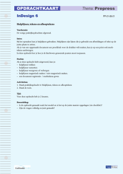 Hulplijnen, tekens en aflooptekens