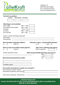 Jubellaan 70 2800 Mechelen, Belgie Tel: +32 (0) 487