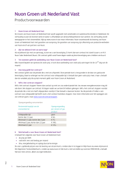 Voorwaarden Nuon Groen uit Nederland Vast (pdf)
