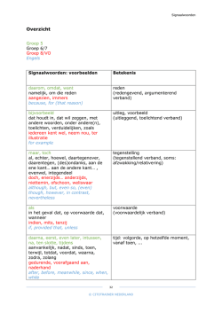 Signaalwoorden - Citotrainer Nederland
