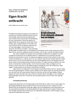 Eigen Kracht ontkracht