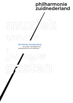 Het kleine Nachtorkest - philharmonie zuidnederland
