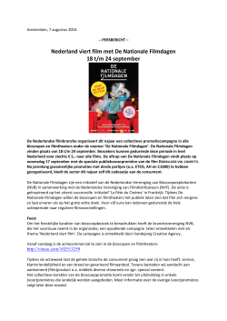 Lees verder - Nederlandse Vereniging van Bioscoopexploitanten