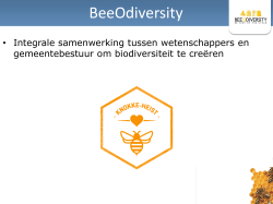 BeeOdiversity - Provincie West